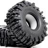 HOBBYSOUL 1.0 Tires 64 * 25mm 1.0 Mud Slingers Tires Super Soft Sticky 1.0 Crawler Tyre For RC 1/18 TRX4M 1/24 SCX24 FCX24 Upgrade