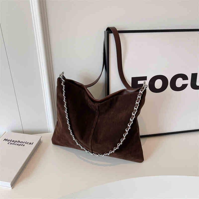 

Maillard женская сумка через плечо с цепочкой осень-зима винтажная замшевая сумка на плечо женская текстурированная сумка для поездок на работу