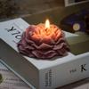 Convenient Healthy DIY Flowers Candle 3D Homemade Soap Mold Candle Mold Silicone Mould Peony Mould