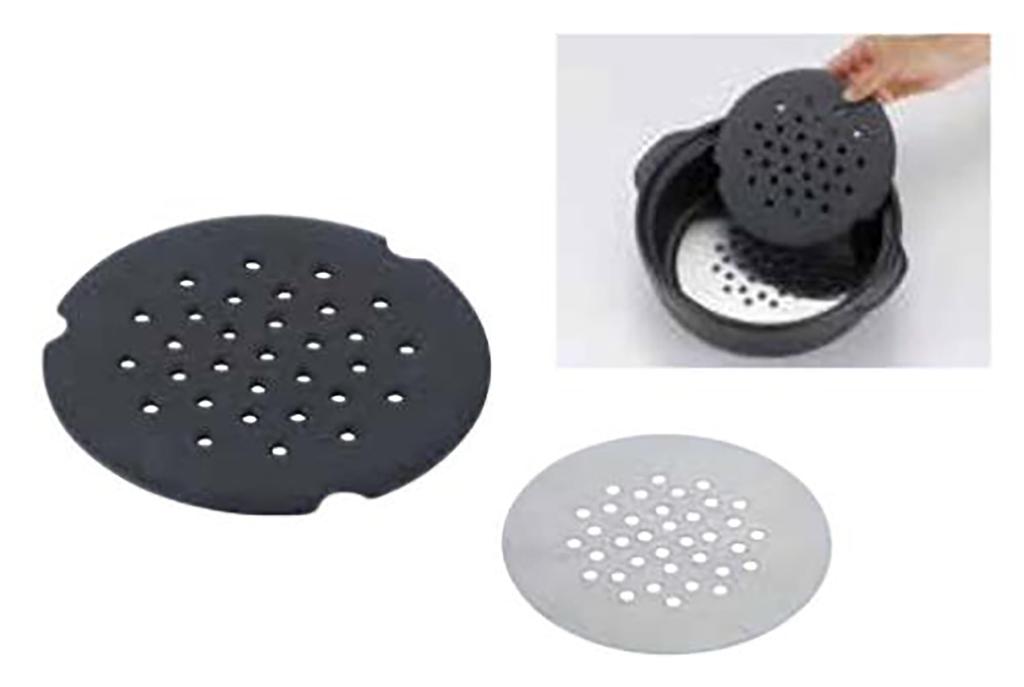 Isaji Ceramic Plate for Clay Pot / Mino Ware IH Ceramic Plate Set for 6-inch Pot, Diameter 13.5cm, 261202, Made in Japan