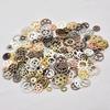 Zinc Zinc Alloy DIY Jewerly Accessories 10 Color Mixed Gear Decoration Punk Steam Gear Pendant  Craft Lovers