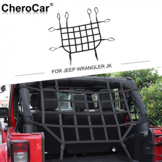 Síťka do kufru Heavy Duty Zadní síťka Pro Jeep Wrangler JK 4 Dveře Příslušenství