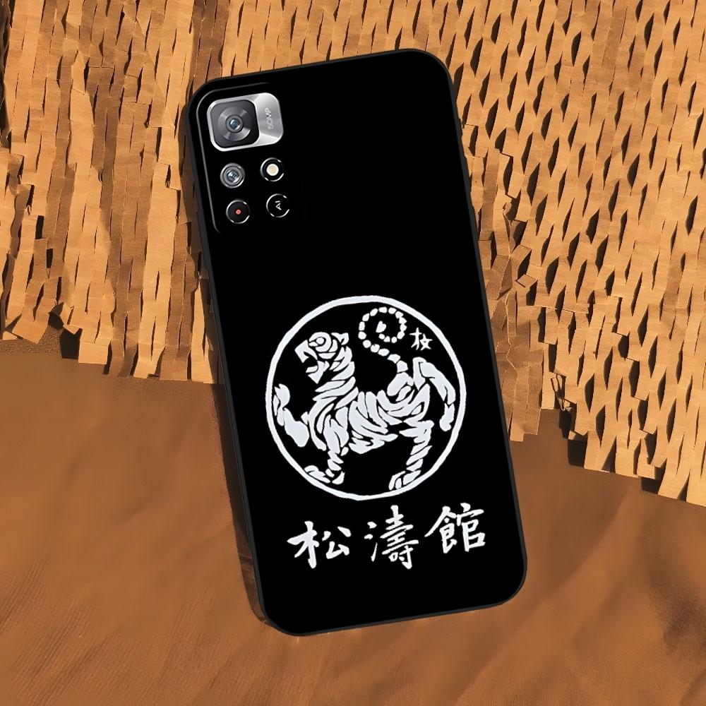 

SHOTOKAN TIGER Phone Case for Xiaomi 15 14 13 12 Mi 11 ultra Pro Lite Black Soft Silicone Cover Xiaomi 12