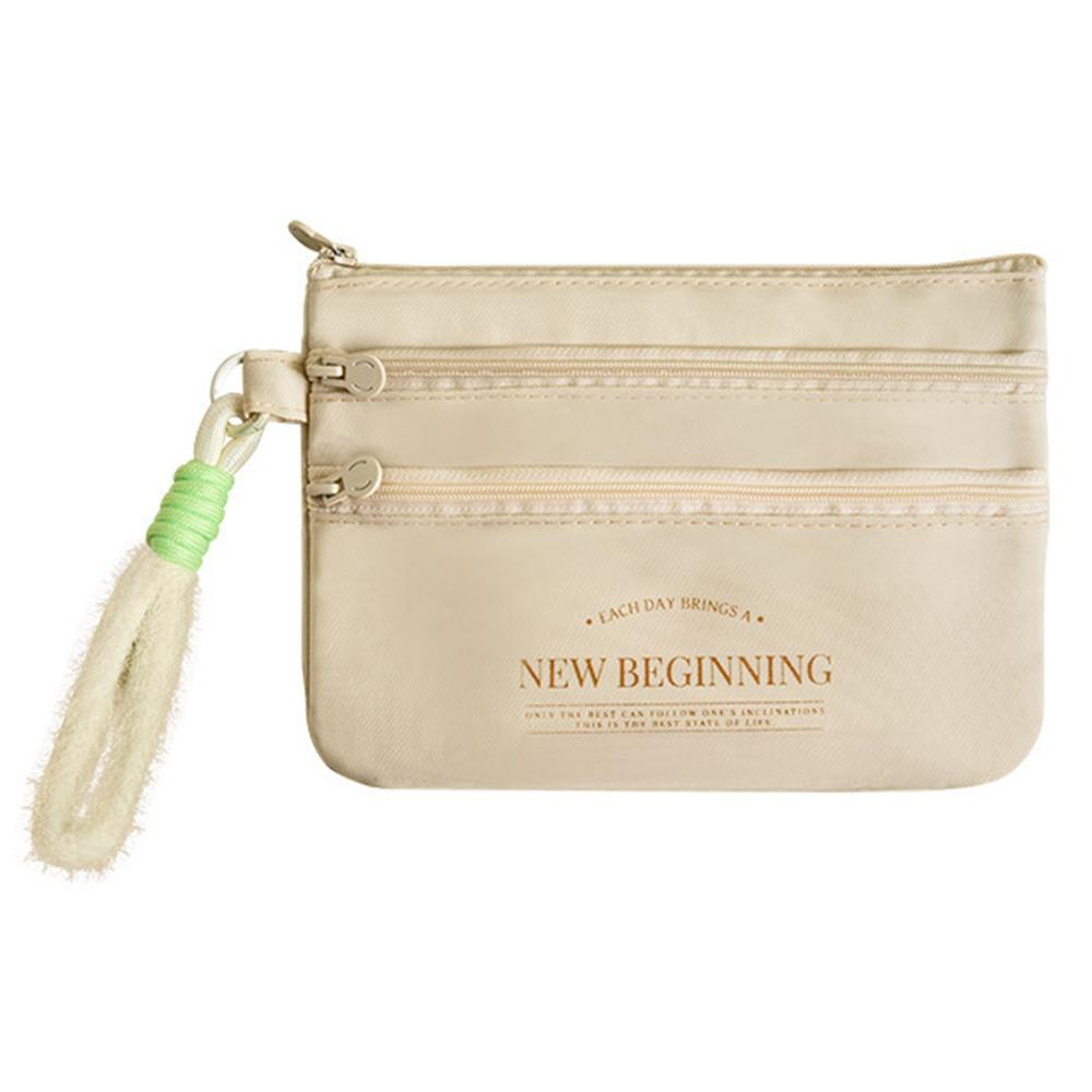 

Водонепроницаемая сумка для хранения ID-карты, безопасная сумка для авиабилетов, защитный чехол, держатель для паспорта, кошелек, женская бежевый