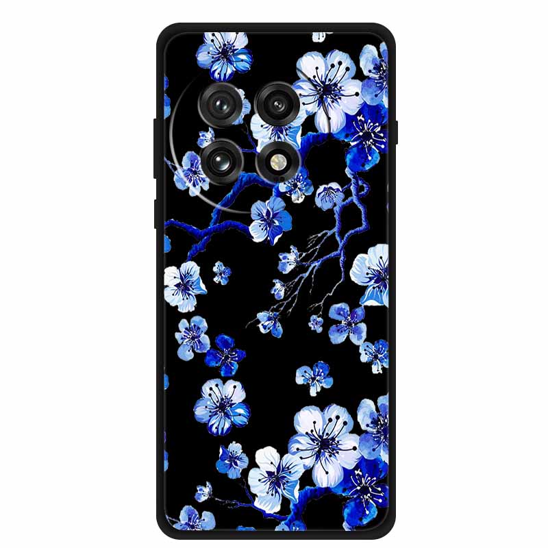 Black Silicone Case For OnePlus 13 5G Case Cartoon Cat Soft Back Cover For OnePlus Ace5 5G Ace 5 Pro 13R Phone Case Shell Coque