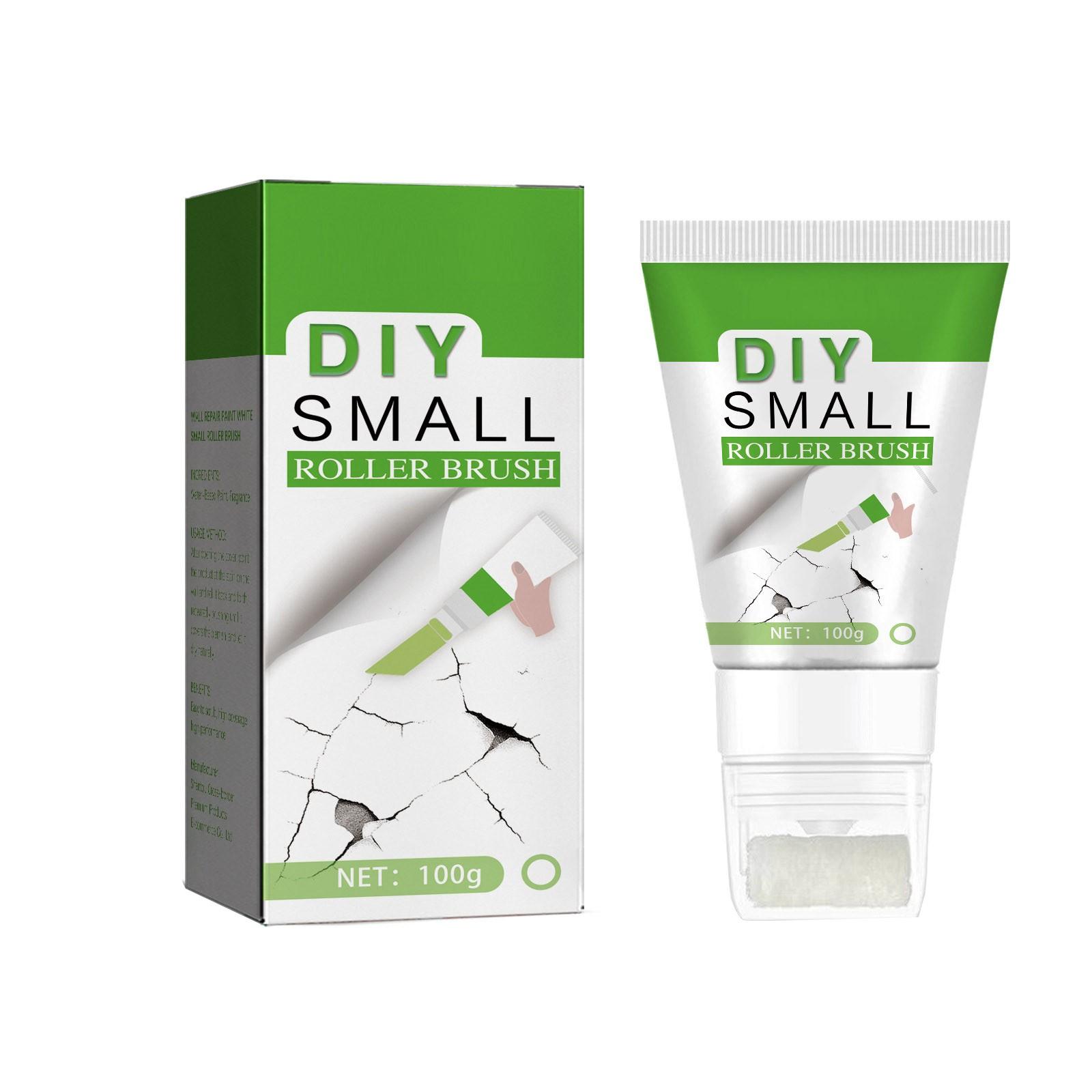 

100 г белая настенная маленькая роликовая кисть для краски для внутренних стен, для бытовой стены, экологическая краска One Size