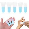 5 PCS Silicone Face Mask Applicator, Mini Makeup Spatula Portable Beauty Tools Set for Facial Mud, Cosmetic Mask, Facial Clay, Eye Cream, Body