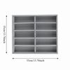 Compartment Design Sunglasses Storage Velvet Material Glasses Display Box  Shop Exhibition