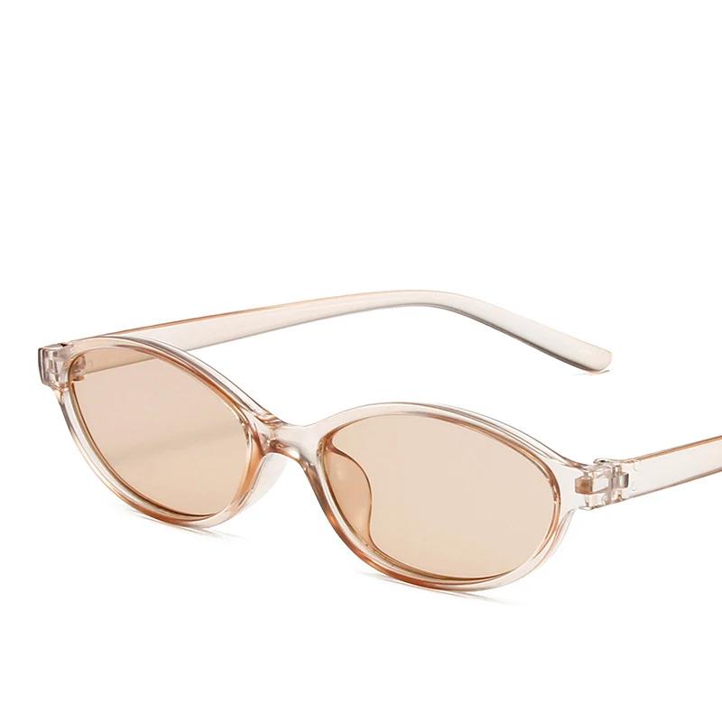 

Vintage Small Frame Ellipse Women Sunglasses Fashion Black Round Cool Sun Glasses Designer Circular Sun Glasses for Male Female 1PC