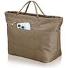 Annekor Bag-in-Bag [mit überstehenden Griffen] Große Innentasche, Bag-in-Bag, Premium-Nylon, Leicht, Wasserabweisend, Innentasche, für Damen und Herren
