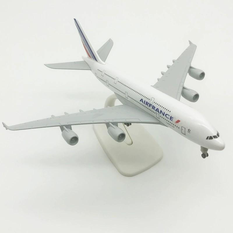 Air France A380 Airways Model Alloy Airplane 20cm scale aircraft With Airplanes Stand For Collections Hobby Gift