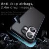 For vivo S30 5G Case Skin-Touch TPU + PC Matte Phone Back Cover, Transparent Black