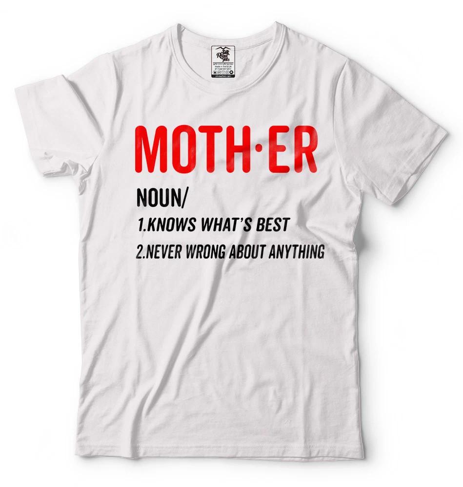 Gift For Mother T-shirt Funny Mom Definition T shirts Birthday Gift For Mom Unisex T-Shirt M