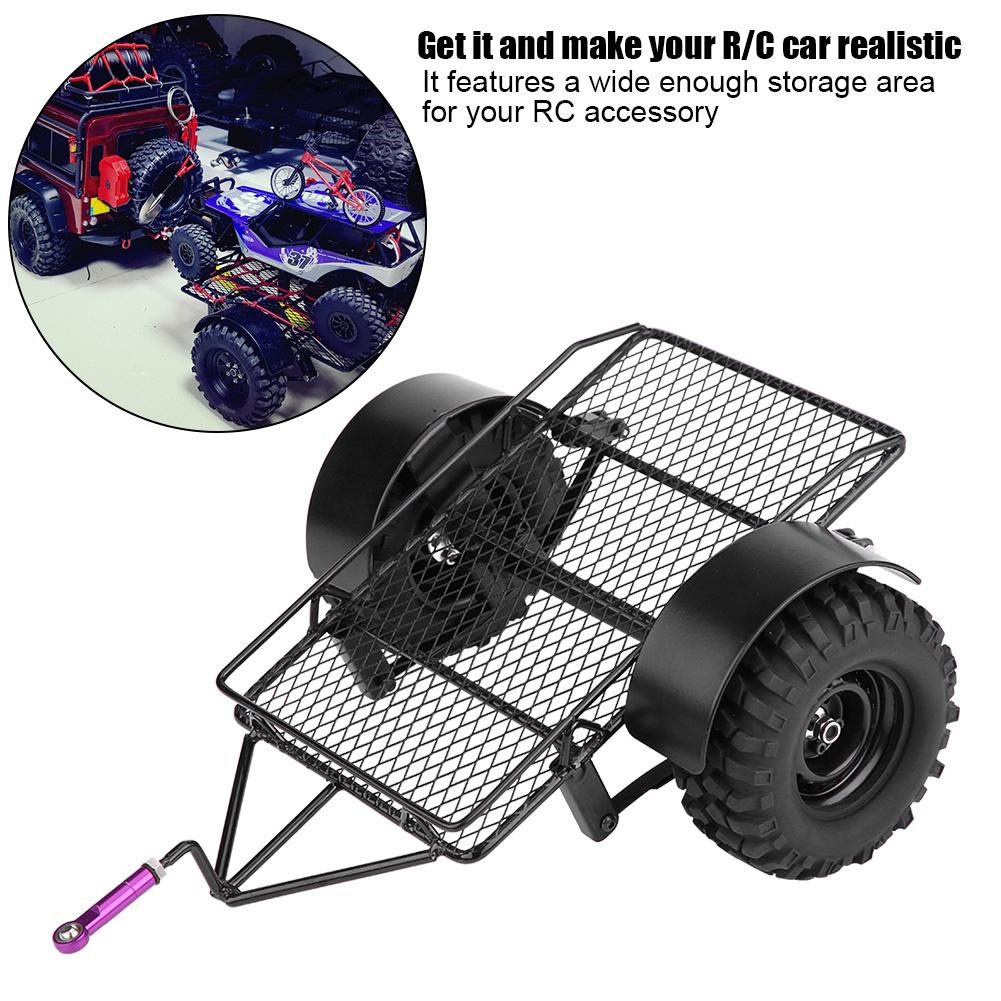Trailer Car Heavy-Duty Cargo Carrier Metall Kit für 1/10 Traxxa HSP Redcat RC4WD Trailer Car Heavy-Duty Cargo Carrier Metall Kit für 1/10 Traxxa HSP Redcat RC4WD