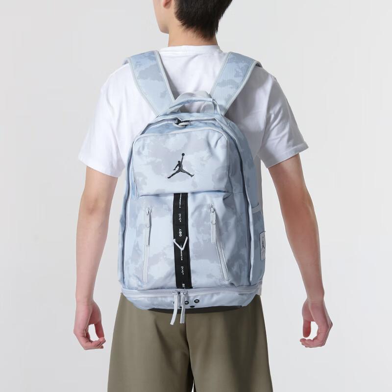 Jordan Polyester Backpack Medium Size Unisex Light Blue Jordan JD2323006GS-001