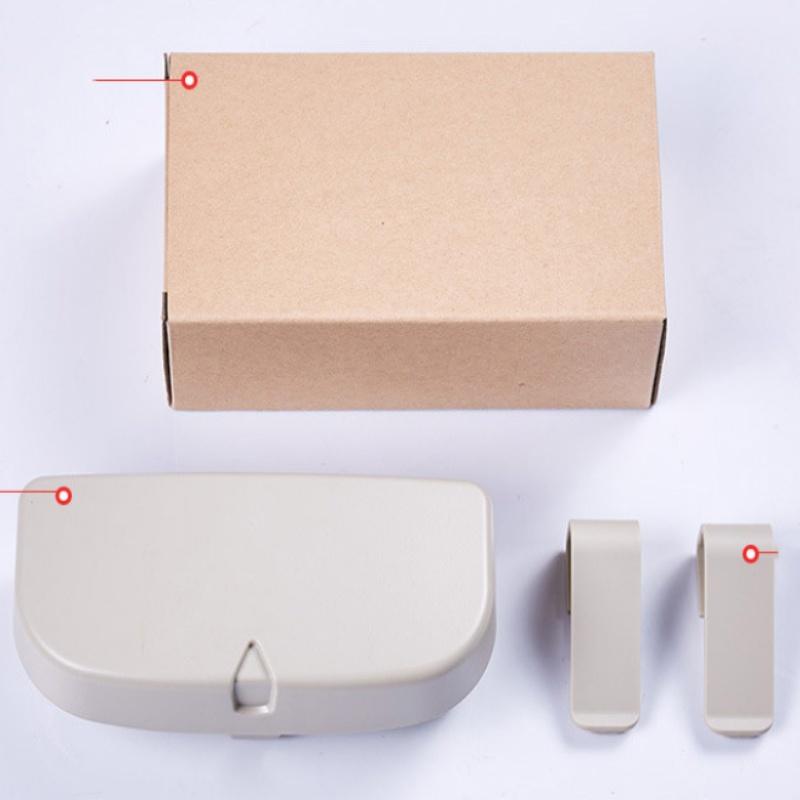Universal Car Glasses Case Sun Visor Storage Sunglasses Frames Portable Auto Glasses Holder Car Interior Storage Accessories