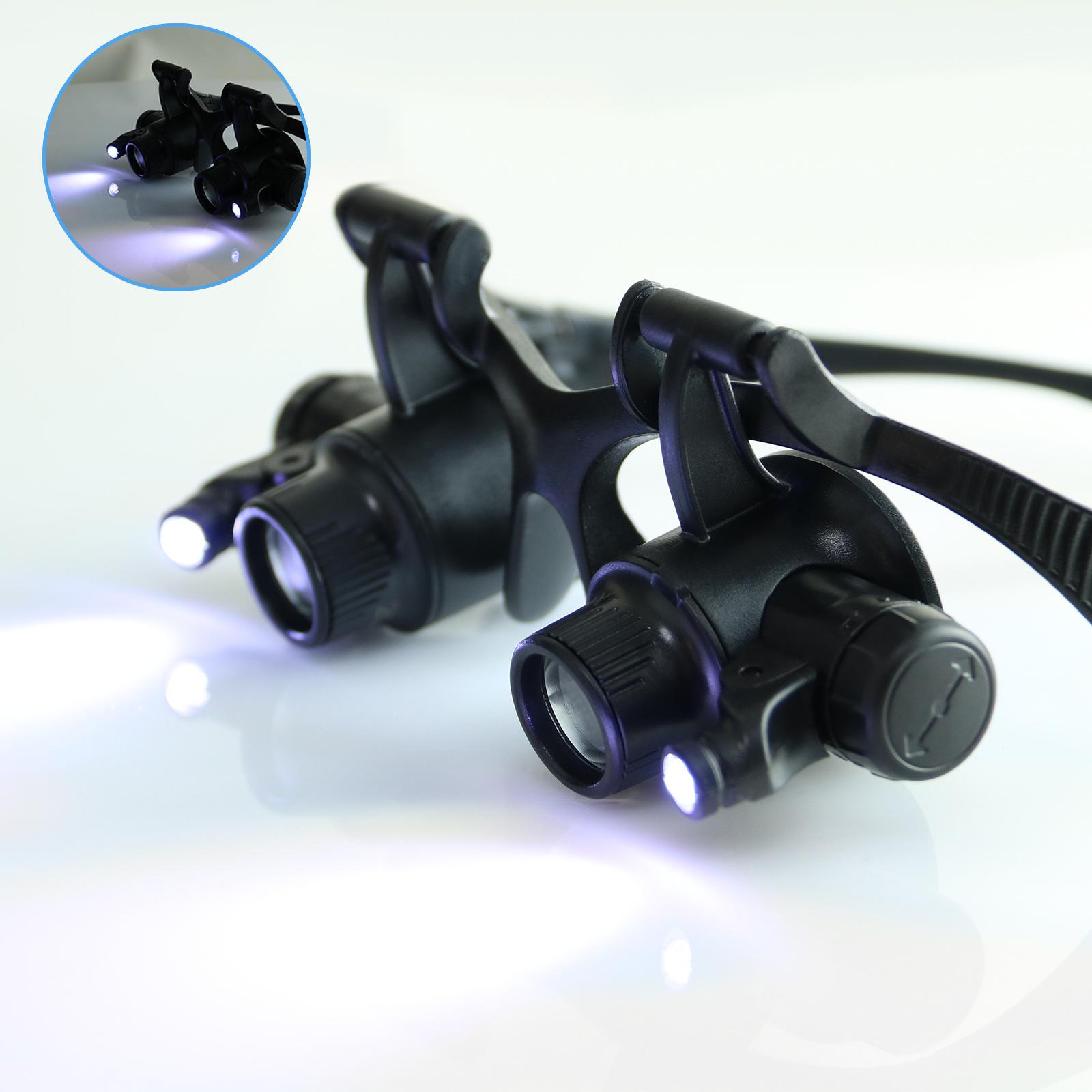 

Ремонт годинників Окуляри Окуляри Лупа з LED 10X 15X 20X 25X