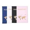 Passport Holder with Letter Print for Women Men Passport Protective Cover Travel Wallet Ticket Holder ID Card Clip Bags