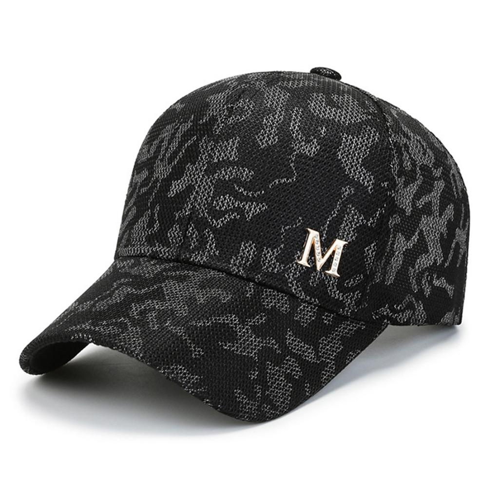 Men/Women's Fashion M Letter Camouflage baseball cap Spring Summer Autumn Adult Hats
