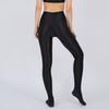 Womens Wet Look Glossy Leggings Elastic Waistband Footed Design Slim Fit Tights Nightclub Dancewear