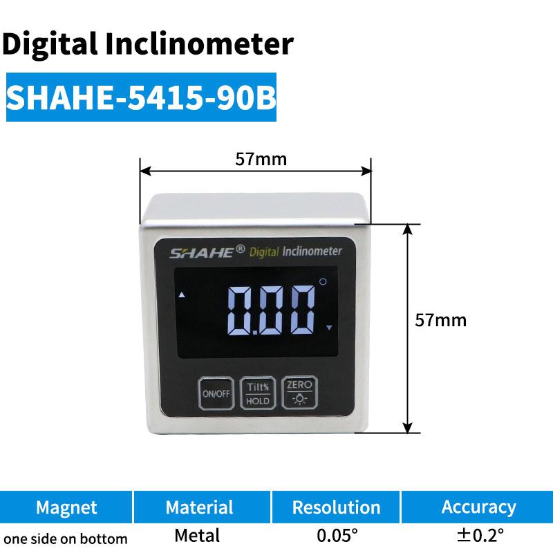 SHAHE Magnetic Digital Level Electronic Angle Finder Protractor Inclinometer Bevel Gauge With Magnets Backlight