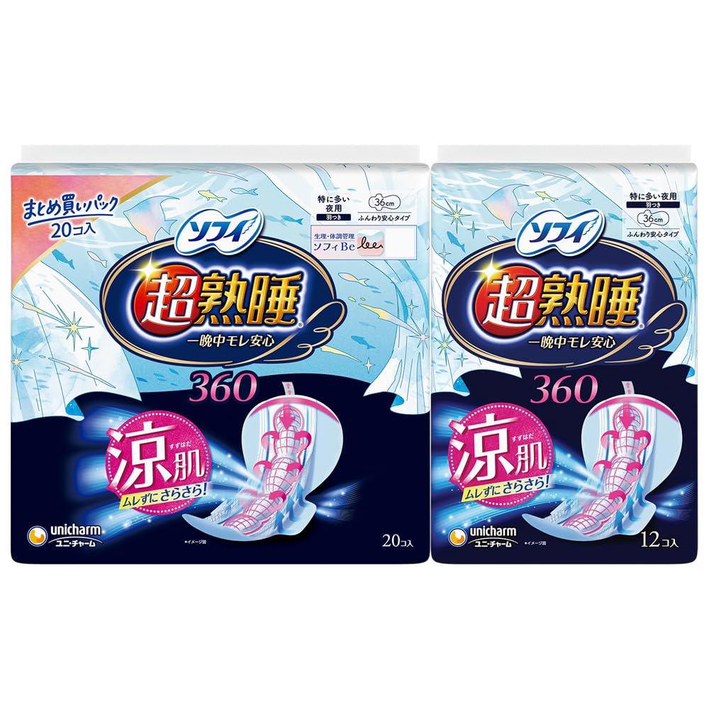 

Sofy Super Sleep Guard Cool Skin 360 20 листов 12 листов + [Объем набора]