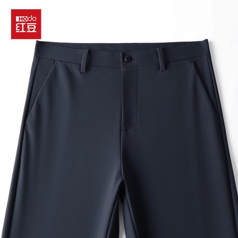 Hongdou Men's Warm Business Casual Trousers