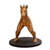 Reverse Horse Man Statue Bronze Gold Finish Mythical Creature Figurine Horse Head Human
