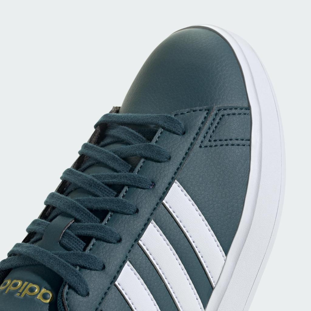 Adidas Grand Court LIT87 Arctic Metallic Size cm 2.0 Women's Sneakers, Night/Footwear White/Gold (IF2840), 23.0
