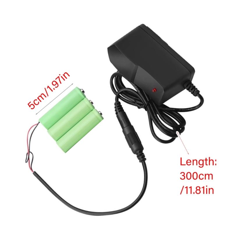 Cable Convertidor de Fuente de Alimentación de Enchufe de EE. UU. 100V-240V a 4.5V, Kit de 3 Piezas Eliminadores de Batería AA LR6 de 1.5V para Juguetes y Luces LED