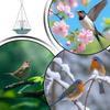 Bird Bath Solar Hangable Shower Bowl Solar Fountain for Bird Bath with Water Pump for Outdoor Patio Garden Backyard