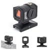 QIRUIMY Aim Point ACRO P-2 Red Dot Sight Replica for GLOCK with Mount and 20mm Rail Compatible REPTILIA Type High/Low Mount Set (Black)