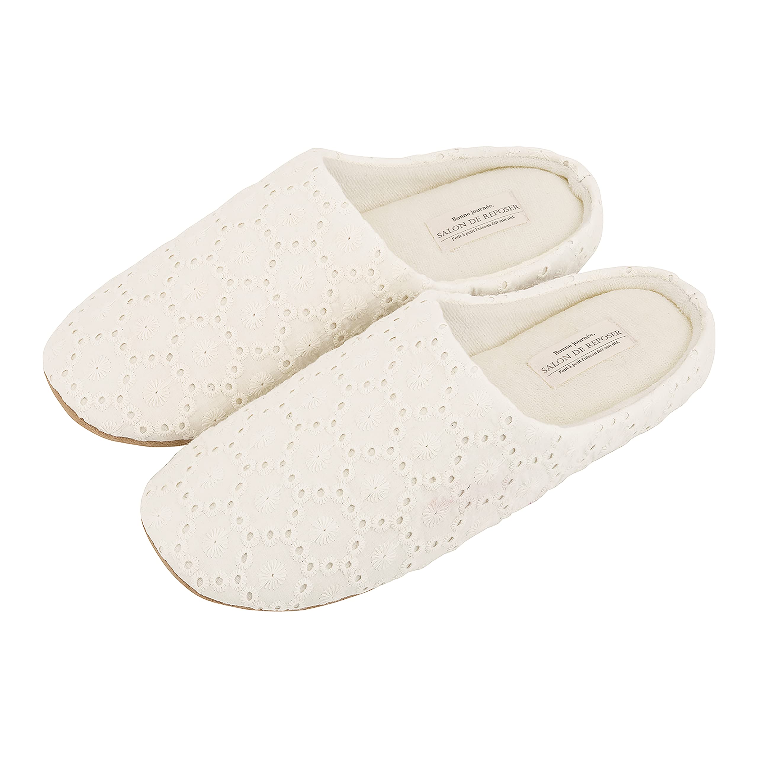 Livheart Room Shoes Le Pose Ivory Lace Pastel 23-245cm 42030-12 3590₽