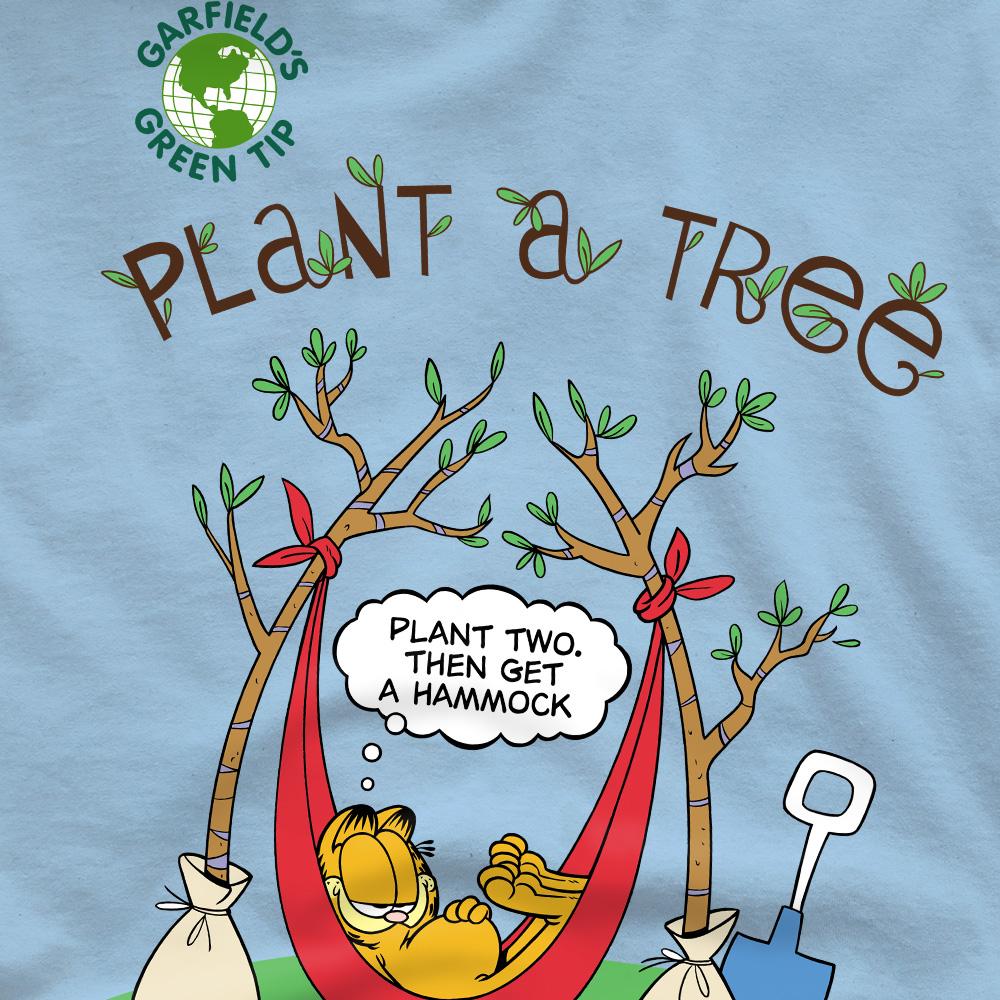 Garfield Mens Plant A Tree T-Shirt