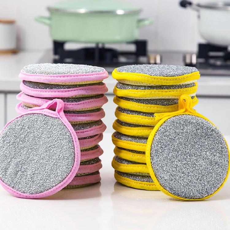 Dishwashing Sponges Cloth Double-sided Cleaning Spongs Scouring Pads 10PCS