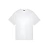 Plain Logo Printed Crew Neck Short Sleeve T-Shirt Men Tops White 801520457-V0001