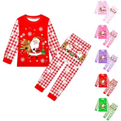 Detský módny oblek Sukňa Top s okrúhlym výstrihom a dlhým rukávom Nohavice