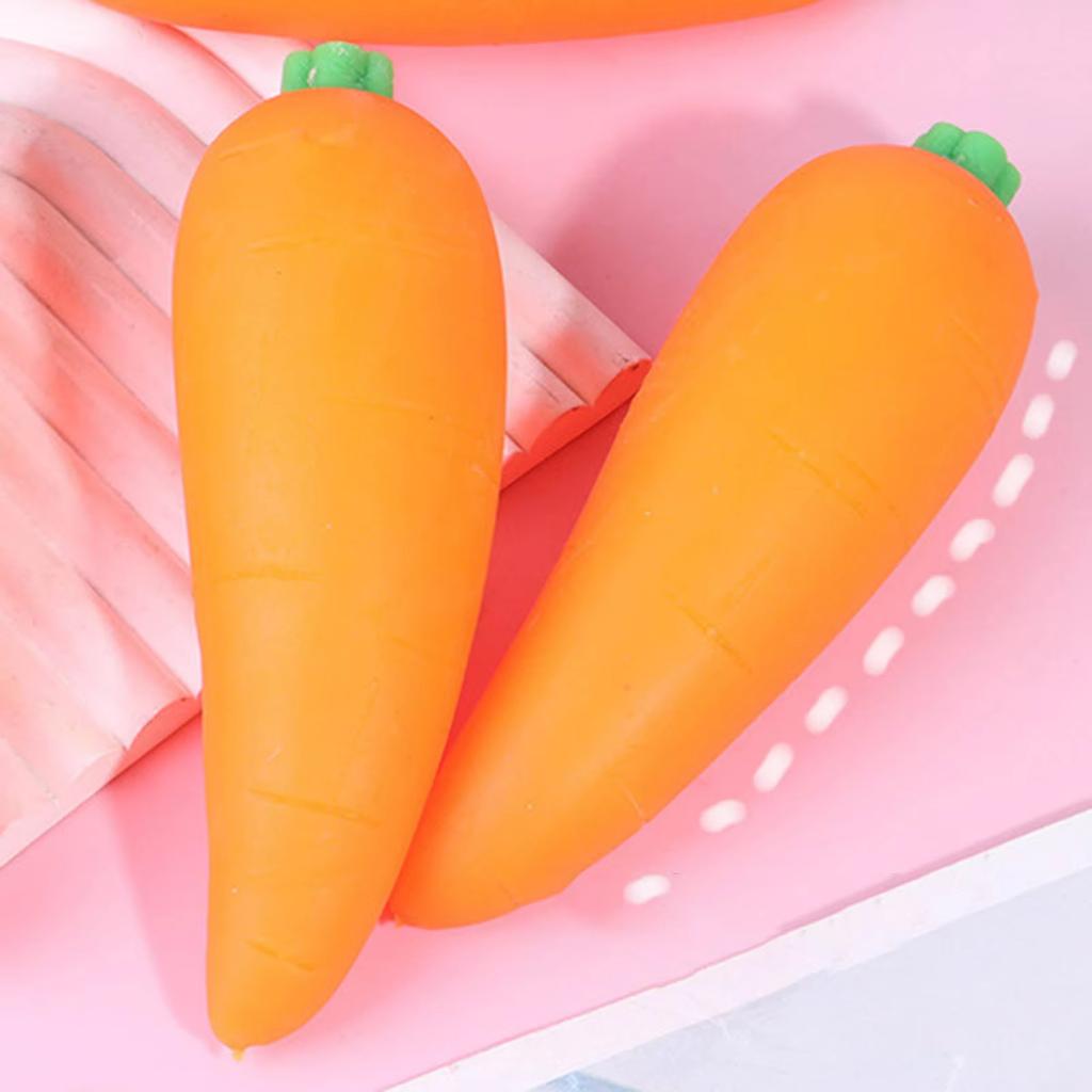 Dumpling Squishy Games Giant Stress Toy Vegetable Sausage Carrot Sensory Squish For Teens Kids Adults