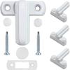 Window Locks - Zinc Alloy - 4 Pieces White Door Locks - Home Security Upvc/pvc