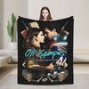 Off Campus  Hockey Romance Grahams  Flannel Throw Blankets  Blankets for Home Bedroom Ultra-Soft Bedroom Quilt,