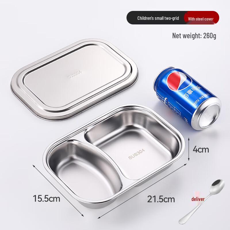304 Stainless Steel Divided Dinner Plate