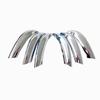 Chrome ABS Front Net Grille Trim Cover Decoration Frame Accessories for Toyota Land Cruiser Prado 150 2010 2011 2012