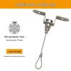 Adjustable Safety Hanging Kit: Rope, Buckle & Acrylic Board Line