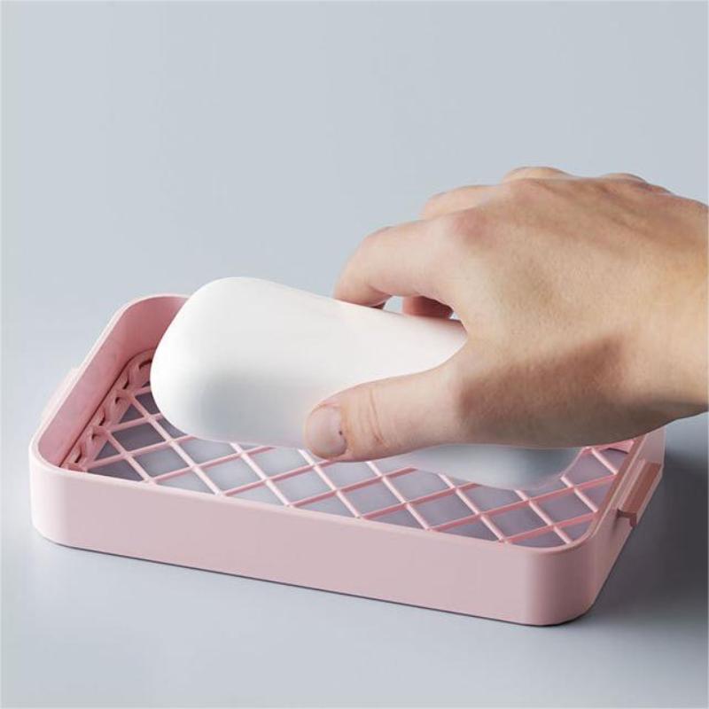 High Elasticity Mesh Soap Foaming Box Multi-Purpose Soap Holder Lather Bubble Box Draining Dish Container Bathroom Accessories