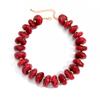 KunJoe 12 Couleurs Y2K Épais Coloré Résine Acrylique Perles CCB Collier Femme Bohème Tendance Chaîne de Clavicule Charme Bijou Accessoire