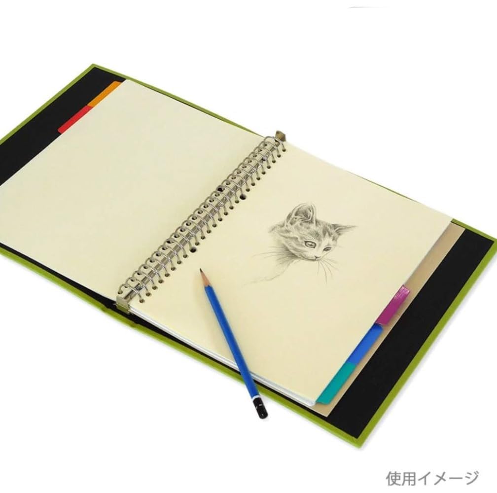 Maruman Loose-Leaf Sketchpad, A5, Plain, 30 Sheets, 10-Pack, L1336AX10