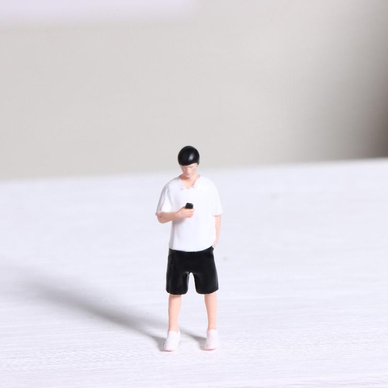 1 Pezzo 1/64 Miniatura Pographer Tavolo da Sabbia Paesaggio Mini Figura Modello Oggetti di Scena Creativo Pografia Esposizione Collezione Decorazione