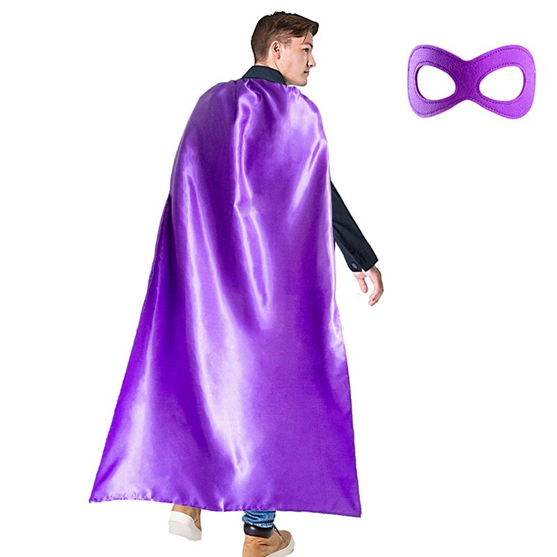 Superhero Capes And Masks For Adults Bulk Men Women Super Hero Costume Halloween Dress Up Party Decor