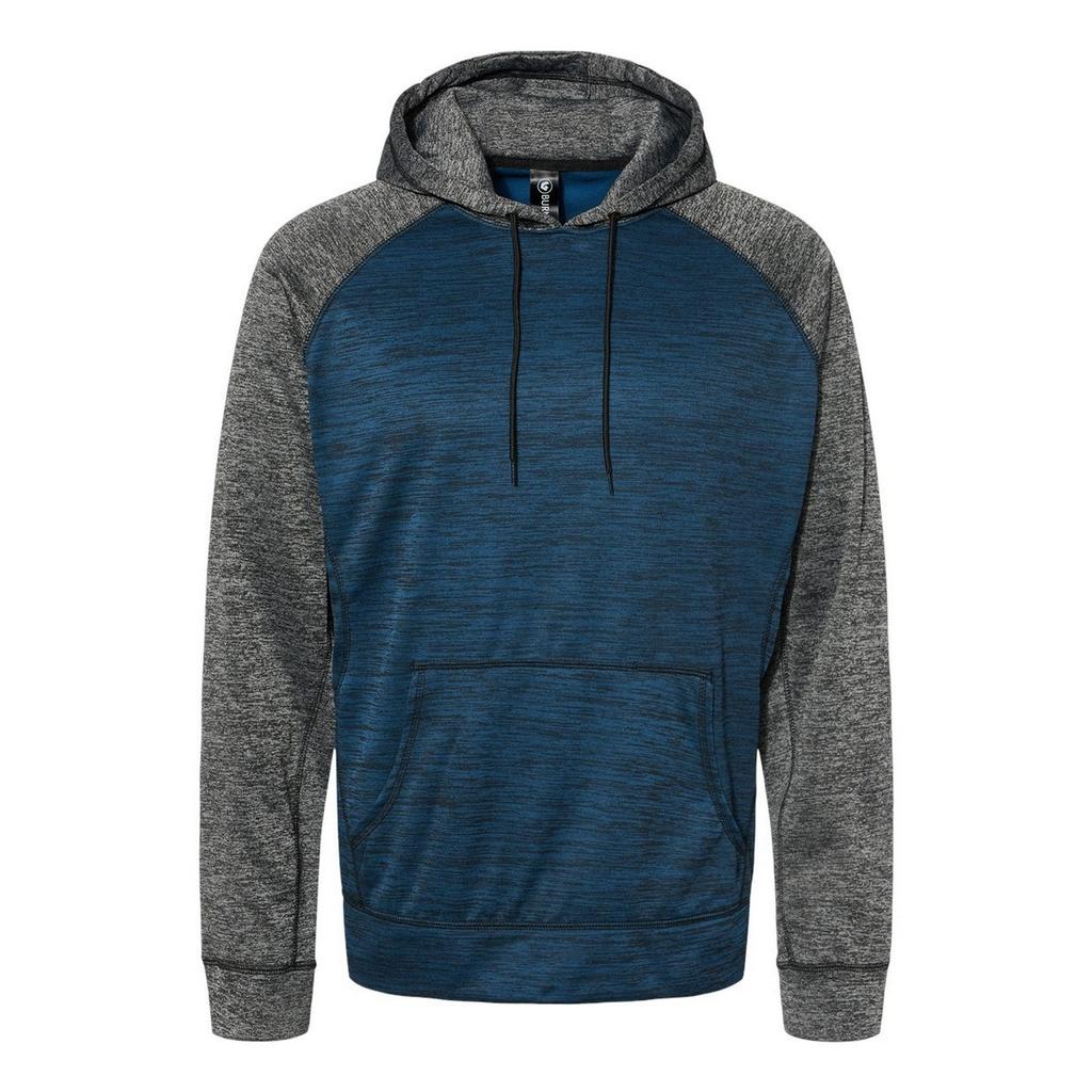Burnside Mens Performance Raglan Hoodie