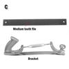 Adjustable Curved Tooth Steel File Holder Car Body Polisher Files 14Inch Files